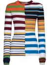 Marni Multicolor Stripe Wool Knit Sweater
