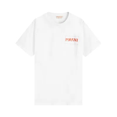 Pre-owned Marni Jersey T-shirt 'lily White' | Men's Size 48