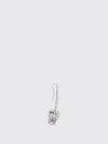 Marni Stylish Design Textured Drop Earrings In Silver