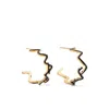 Marni Logo Earrings In Gold