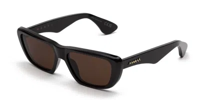 Marni Jimura Dark 34s Men's Sunglasses Black Size 56