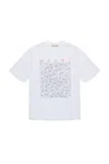 Marni T-shirt Con Stampa Joy Logo In White