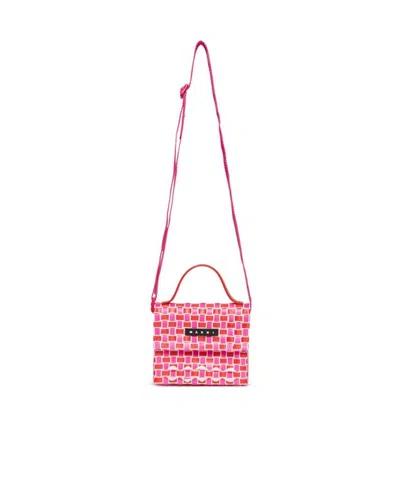Marni Joy Macro Shoulder Bag In Pink