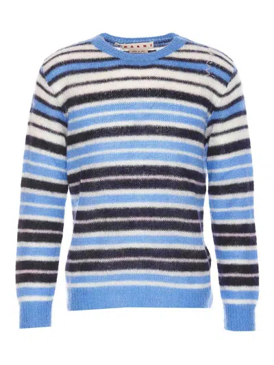 MARNI SUÉTER CUELLO REDONDO - AZUL