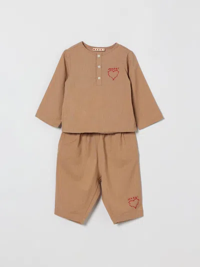 Marni Babies'  Shirt Kids In Brown