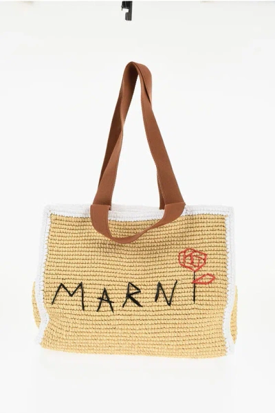 Marni Juta Maxi Bag With Contrasting Details