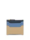 Marni Logo-debossed Cardholder In Nude