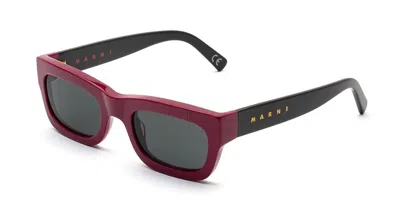 Marni Kawasan Falls Bordeaux Kfk Men's Sunglasses Burgundy Size 52