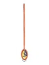 Marni Key Ring With Logo Patch In Orange