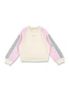 Marni Colour-block Sweatshirt In Beige