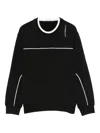 Marni Kids Black Long-sleeved Crewneck Sweatshirt In Black