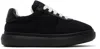 Marni Kids Black Padded Sneakers In Black