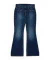 Marni Kids Bootcut Flared Jeans In Blue