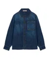 Marni Kids Button-up Denim Shirt In Blue