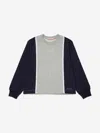 Marni Kids Colourblock Sweatshirt In Blue