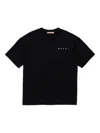 Marni Kids Cotton T-shirt In Black