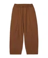 Marni Kids Elastic Waist Balloon Pants In Brown