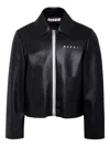 Marni Kids Jacket With Embroidery In Black