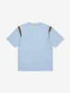 Marni Kids Logo T-shirt In Blue