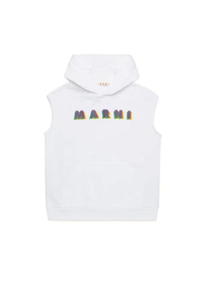 Marni Kids Logo In White