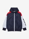 Marni Colorblock Windbreaker Jacket In Blue