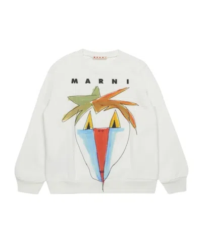 MARNI MARNI KIDS LONG-SLEEVED CREWNECK SWEATSHIRT