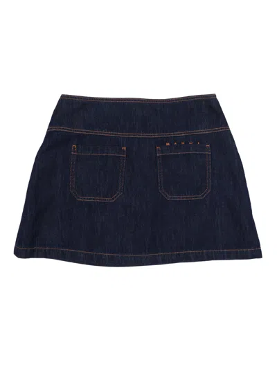 Marni Kids Mg170f Gonna In Blue