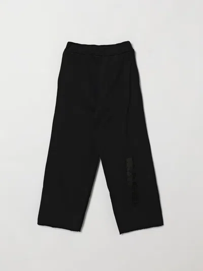 Marni Kids Mini Cotton Pants In Black
