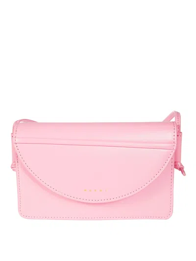 Marni Kids Mini Crossbody Bag For Kids In Pink