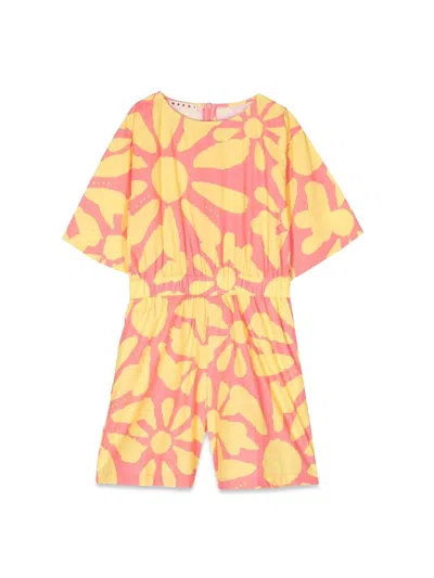 Marni Mc Jumpsuit And Patterned Shorts In Multi
