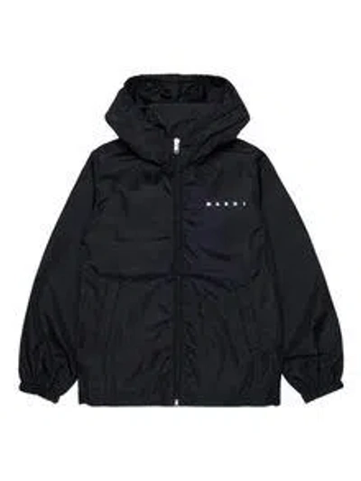 Marni Kids Mini Lightweight Jacket For Kids In Black