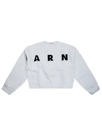 Marni Kids Mini Logo Sweatshirt T-shirt For Kids In Red