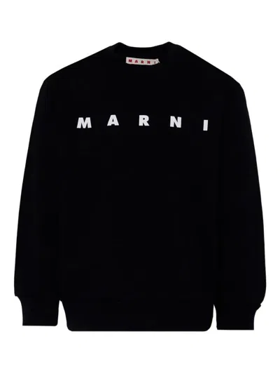 Marni Kids Mini Trendy Sweater T-shirt In Black