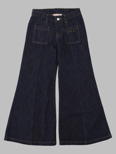 Marni Kids Mini Trousers In Blue