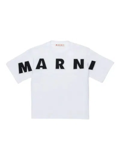 Marni Kids Mini T-shirt For Kids In White