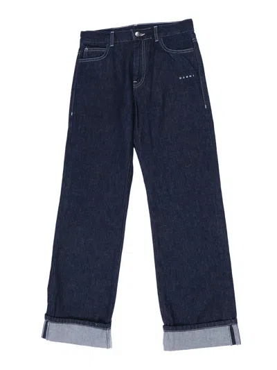 Marni Kids Mp226u Pantaloni In Black