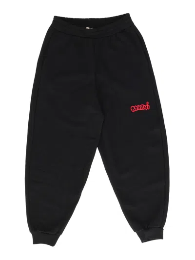 Marni Kids Mp263u Pantaloni In Black