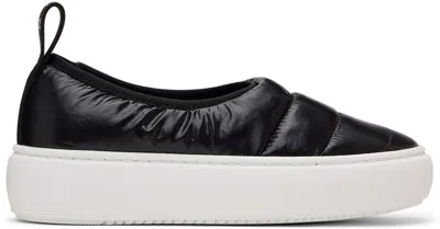Marni Kids Navy Puffed Slip-on Sneakers In Var. 2