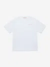 Marni T-shirt With Pocket And Logo In White