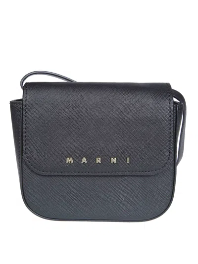 Marni Kids Punk Mini Handbag Crossbody In Nero
