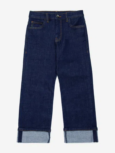 Marni Kids Regular Fit Jeans In Blue
