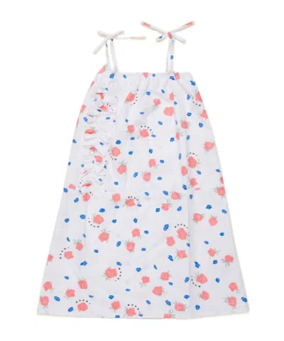 Marni Kids Rose Printed Dress In Multi