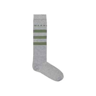 Pre-owned Marni Kids Socks 'grey/green' | Kid's Size 3