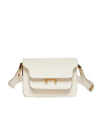 Marni Kids Trunk Foldover Top Shoulder Bag In Pink
