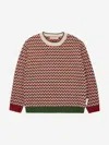 Marni Kids Wool Knitted Jumper In Brown