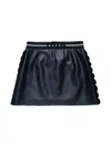 Marni Logo-waistband Skirt In Black