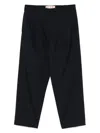 Marni Trousers With Pleated Design And Pockets In Black