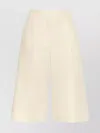Marni Knee Length Pleated Wide Leg Trousers In Multi