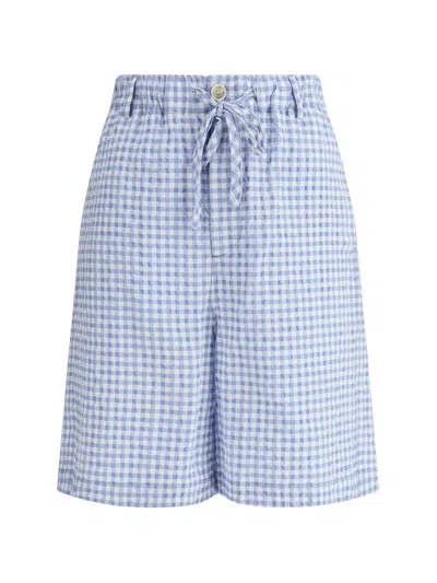 Marni Men Knee-length Vichy Shorts In Blue