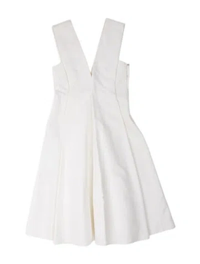 Pre-owned Marni Knee-length Dress In White